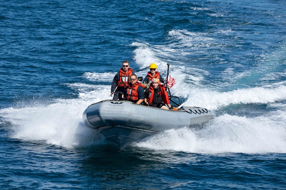 USS Normandy Deploys with the Gerald R. Ford Carrier Strike Group