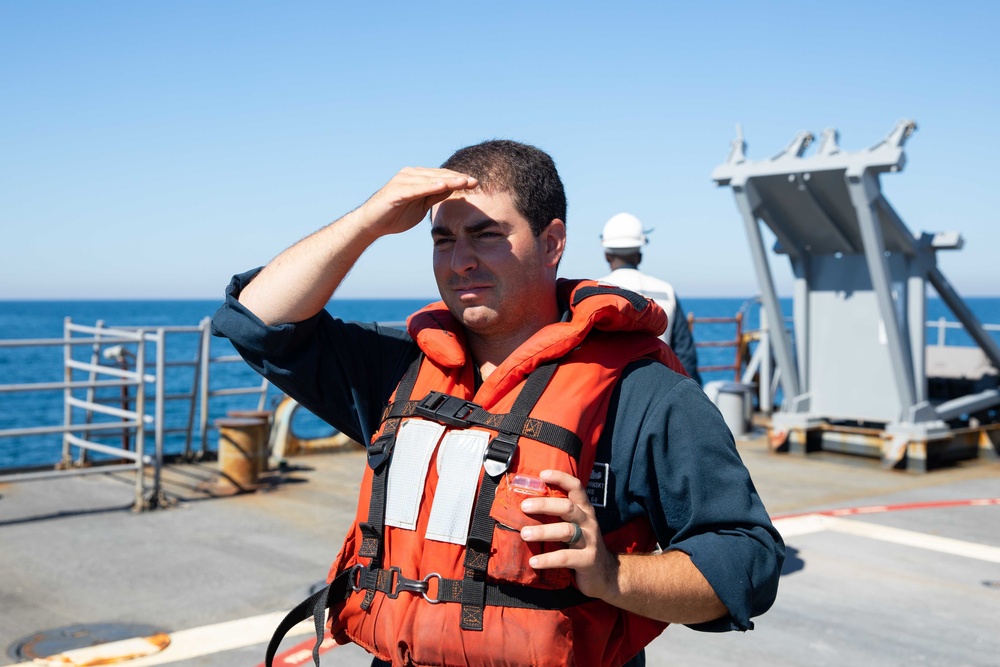 USS Normandy Deploys with the Gerald R. Ford Carrier Strike Group