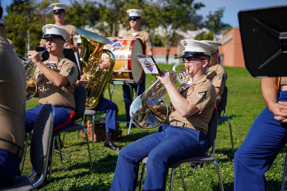 1st Marine Division Band Performs at Duboce Park as a Part of San Francisco Fleet Week 2022