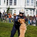 Working dogs from federal and military units performed in a demonstration at Duboce Park as a part of San Francisco Fleet Week 2022, Oct. 8, 2022.
