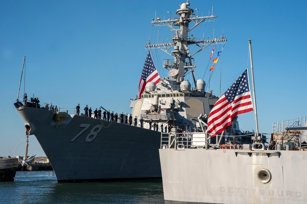 USS Porter Homeport Shift