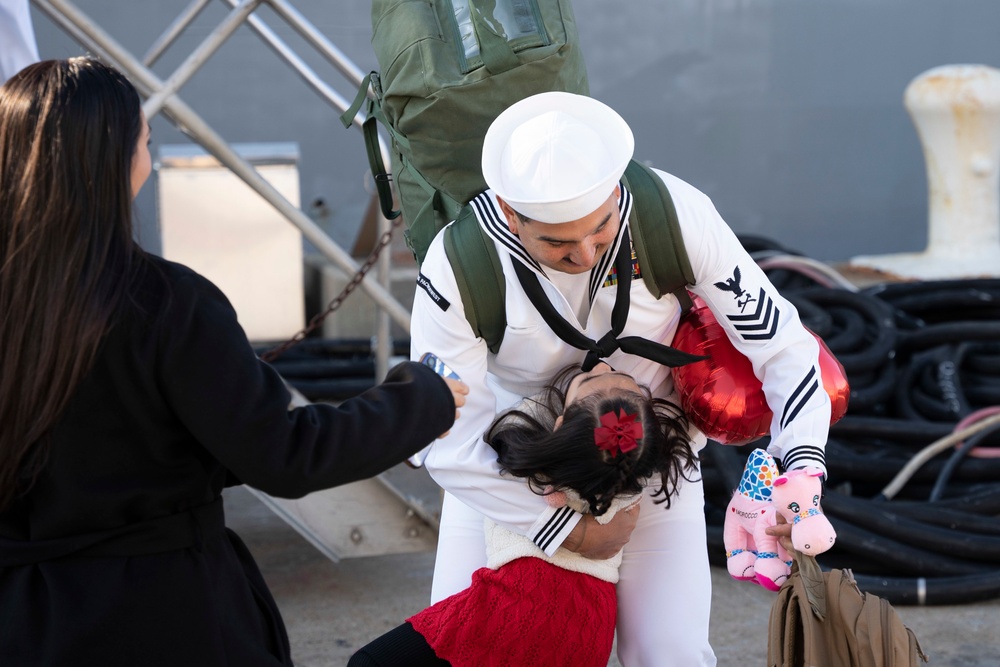 USS Porter Homeport Shift