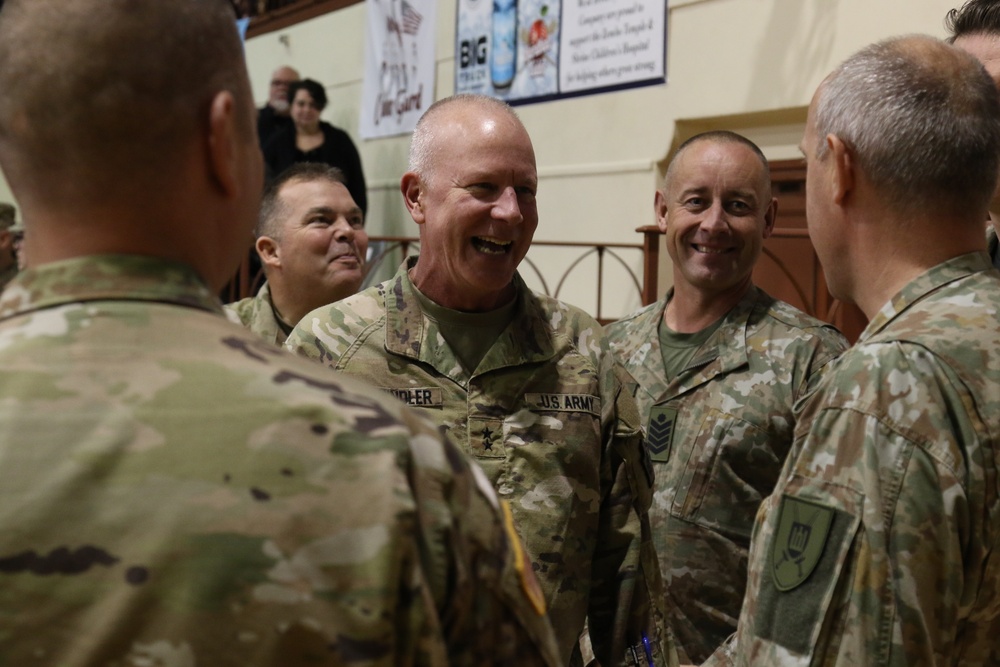 TAG at 28ID deployment ceremony