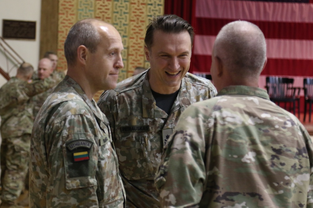 TAG at 28ID deployment ceremony