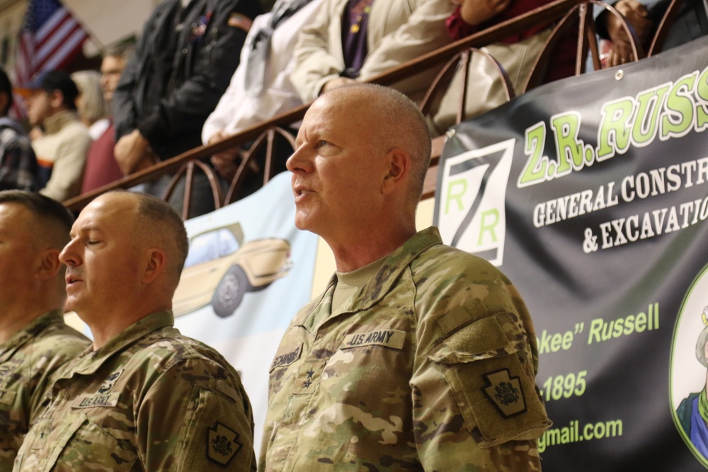 TAG at 28ID deployment ceremony