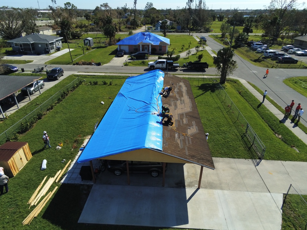 Blue Roof Install - Hurricane Ian