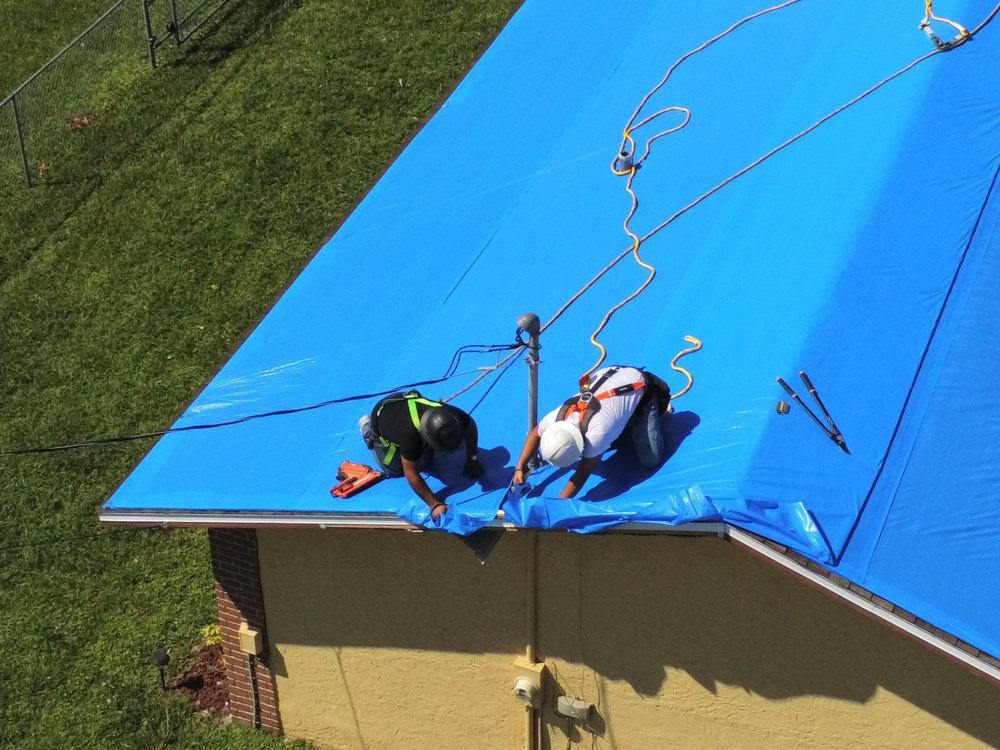 Blue Roof Install - Hurricane Ian