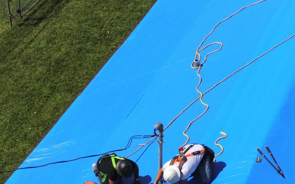 Blue Roof Install - Hurricane Ian