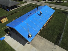 Blue Roof Install - Hurricane Ian