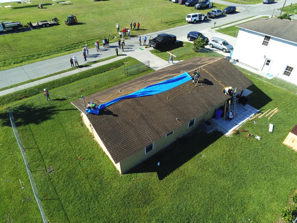 Blue Roof Install - Hurricane Ian