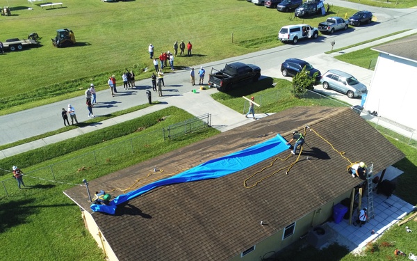 Blue Roof Install - Hurricane Ian