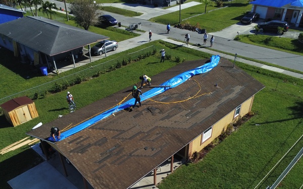 Blue Roof Install - Hurricane Ian