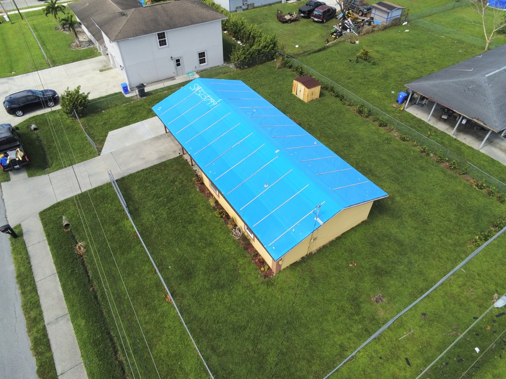 Blue Roof Install - Hurricane Ian