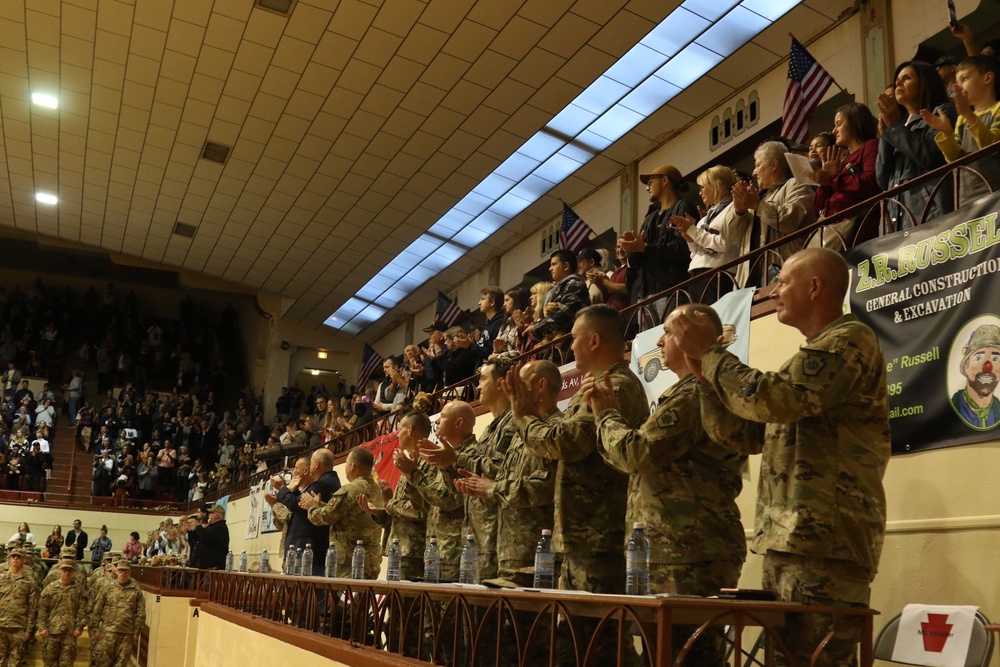 TAG at 28ID deployment ceremony