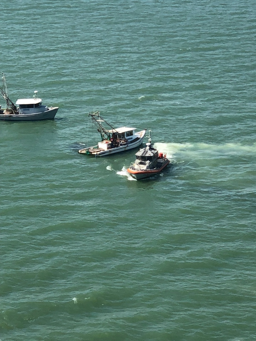 Coast Guard assists 2 aboard fishing vessel taking on water near Corpus Christi, Texas