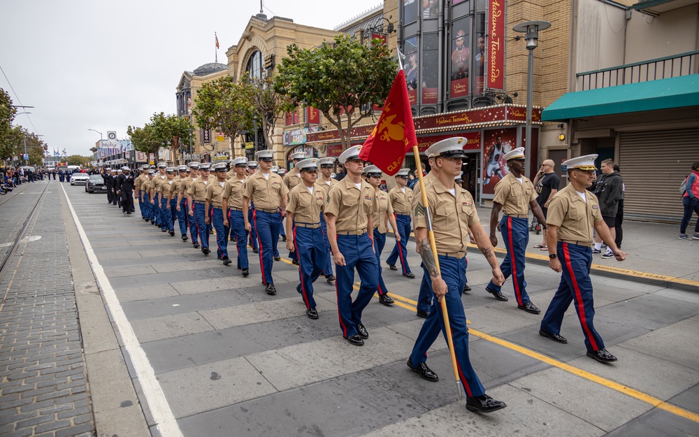 SF Fleet Week: Marines, Sailors, and local authorities participate in the Italian Heritage Parade