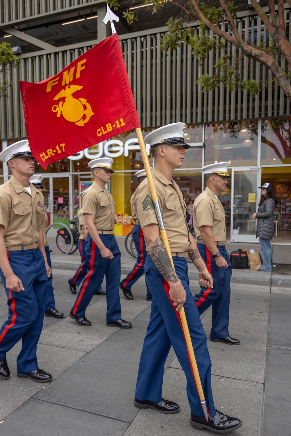 SF Fleet Week: Marines, Sailors, and local authorities participate in the Italian Heritage Parade