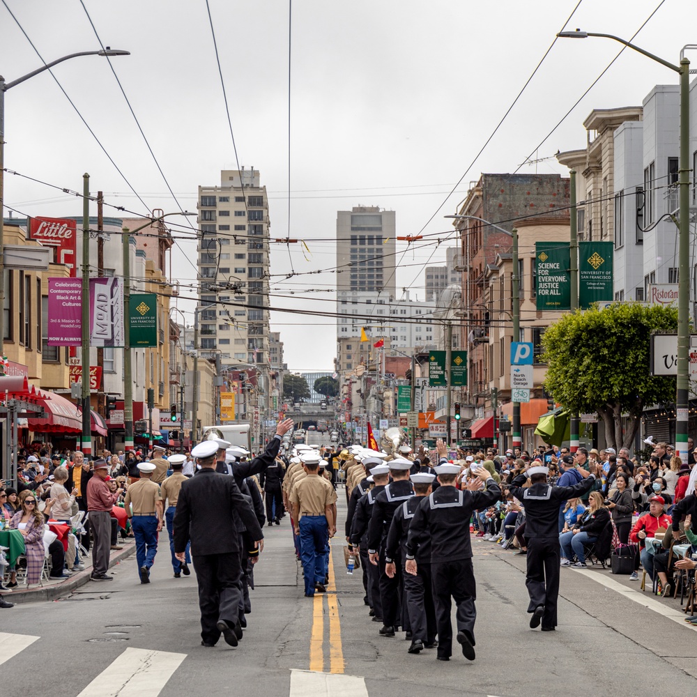 SF Fleet Week: Marines, Sailors, and local authorities participate in the Italian Heritage Parade