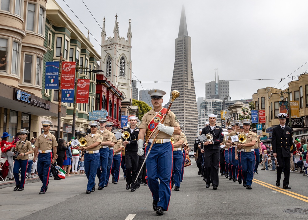 SF Fleet Week: Marines, Sailors, and local authorities participate in the Italian Heritage Parade