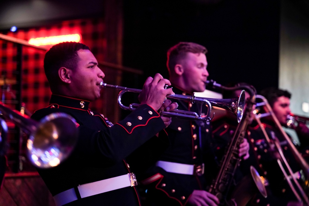 1st Marine Division Band Performs at Westwood Bar and Grill as a Part of San Francisco Fleet Week 2022