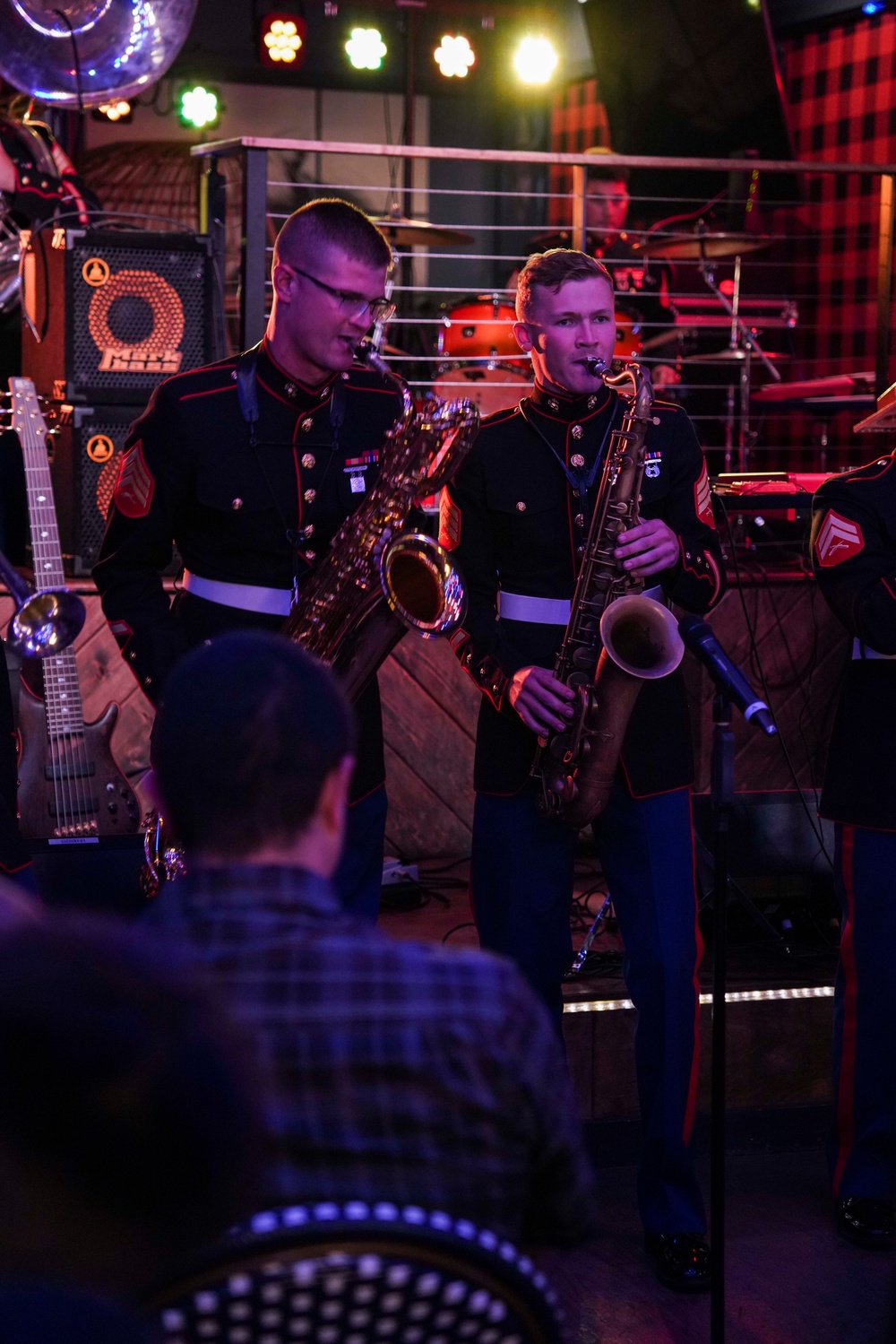 1st Marine Division Band Performs at Westwood Bar and Grill as a Part of San Francisco Fleet Week 2022