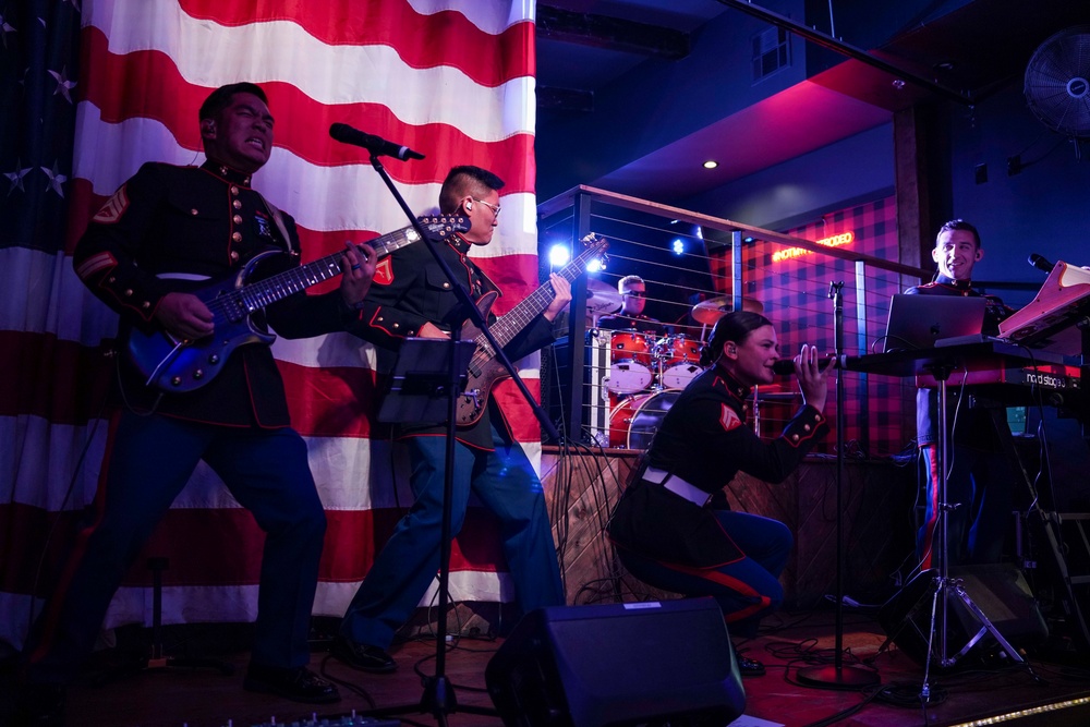 1st Marine Division Band Performs at Westwood Bar and Grill as a Part of San Francisco Fleet Week 2022