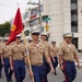 Sailors and Marines March Together During the Italian-American Heritage Parade