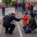 Sailors and Marines March Together During the Italian-American Heritage Parade