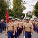 Sailors and Marines March Together During the Italian-American Heritage Parade