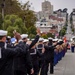 Sailors and Marines March Together During the Italian-American Heritage Parade