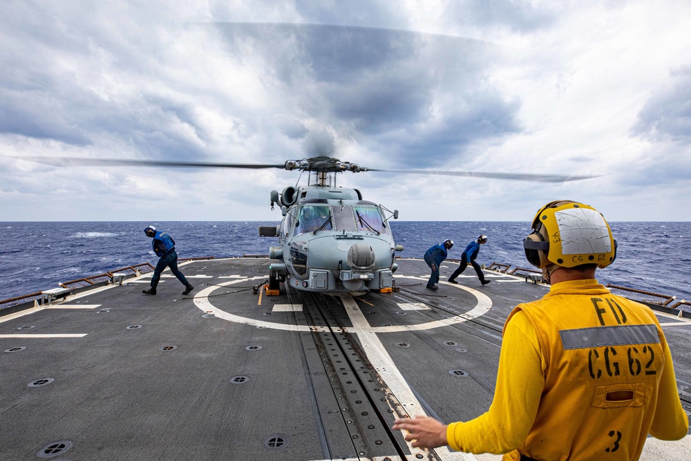 USS Chancellorsville Conducts Flight Ops