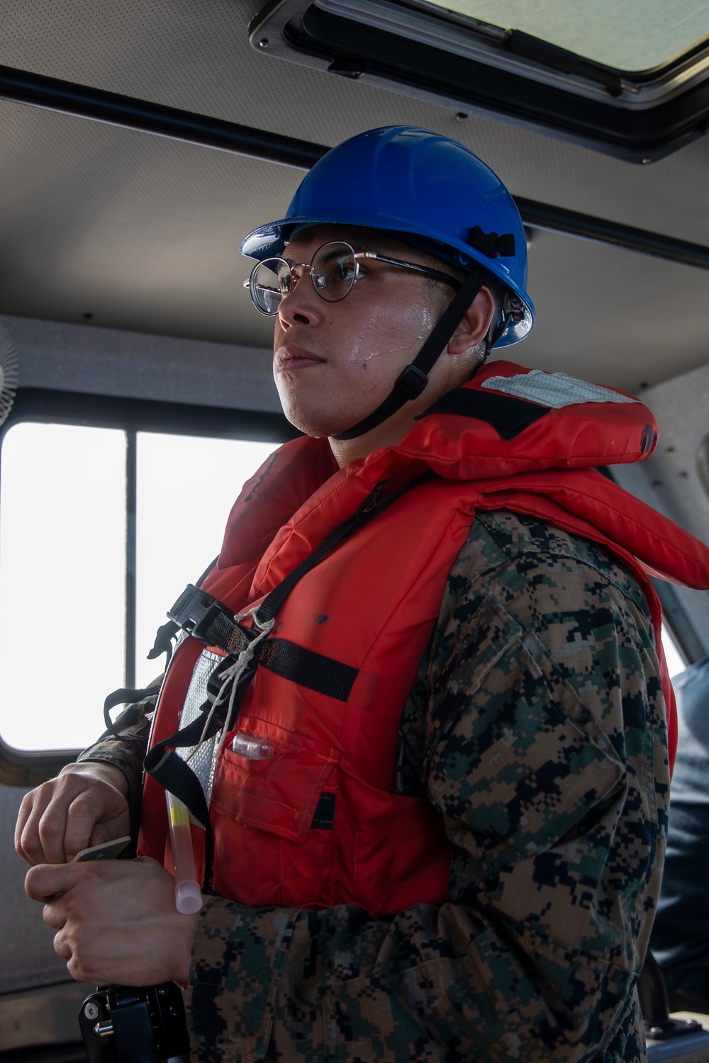 USS TRIPOLI BOAT OPS