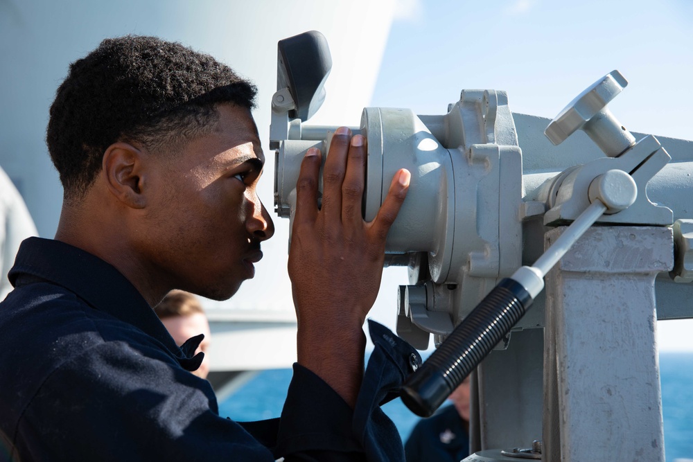 USS Normandy Deploys with the Gerald R. Ford Carrier Strike Group