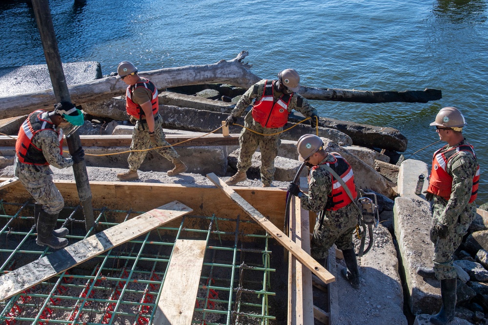 Port of Gulfport Concrete Pour