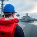 U.S. Sailors Participate In An Underway Replenishment