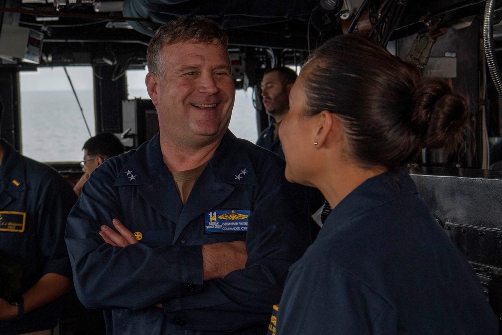 DVIDS - Images - CSG11 Commander Talks with Finn Commanding Officer ...