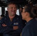 CSG11 Commander Talks with Finn Commanding Officer