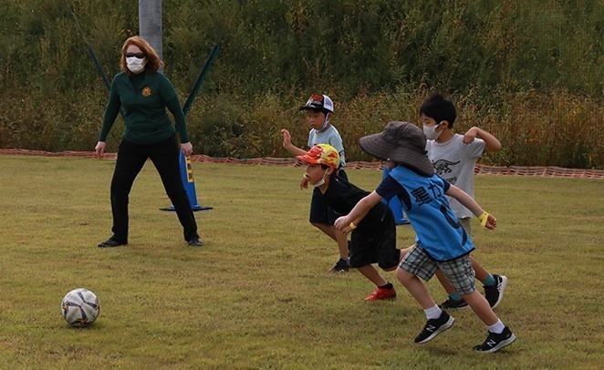 New joint-use sports field opens on Sagami Depot with youth sports event