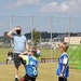 New joint-use sports field opens on Sagami Depot with youth sports event