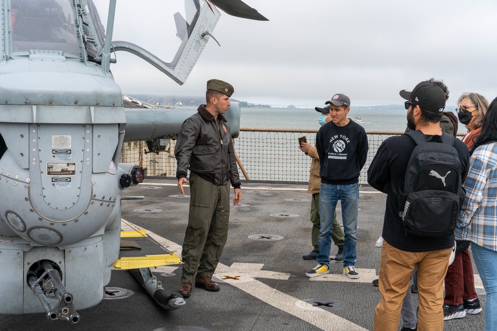 USS Harpers Ferry Host Tours During SFFW 2022