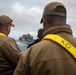 USS Wayne E. Meyer Conducts A Replenishment-At-Sea