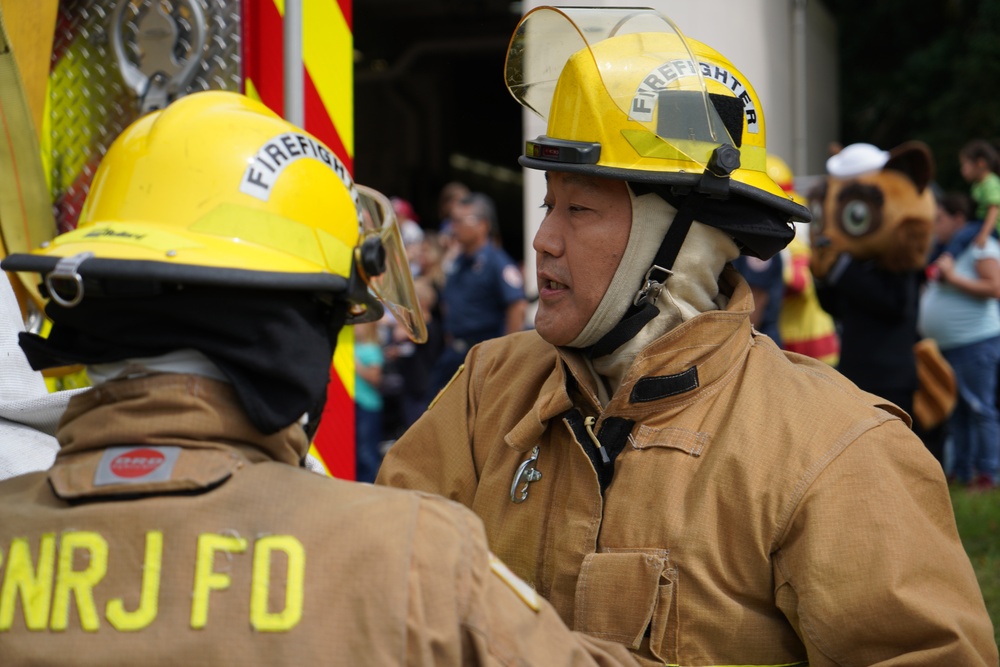 CNRJ F&amp;ES Hosts Ikego Fire Prevention Parade &amp; Open House