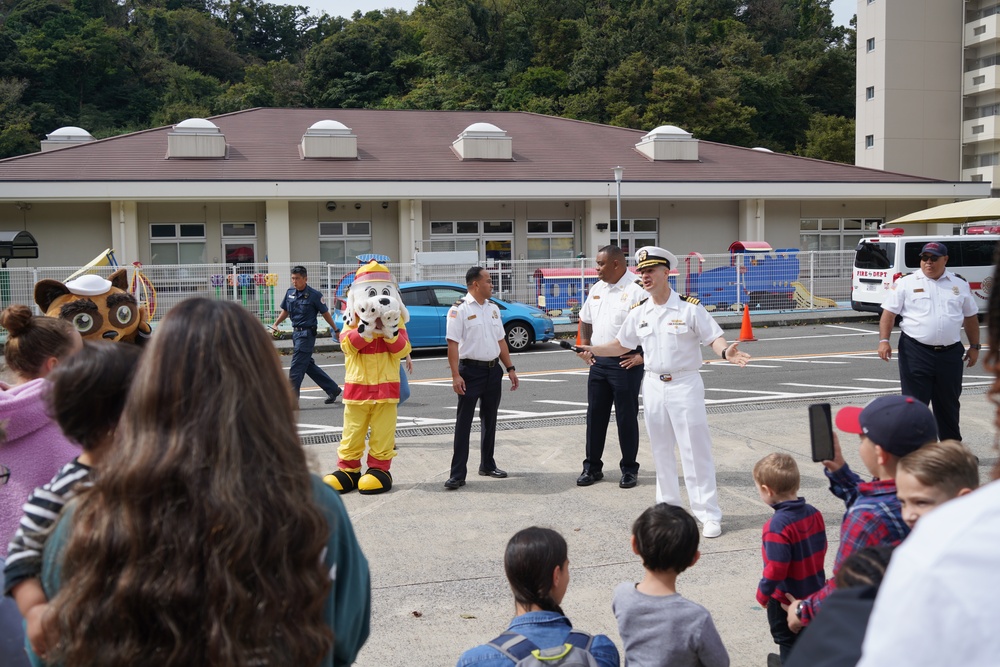 CNRJ F&amp;ES Hosts Ikego Fire Prevention Parade &amp; Open House