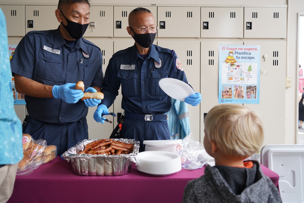 CNRJ F&amp;ES Hosts Ikego Fire Prevention Parade &amp; Open House