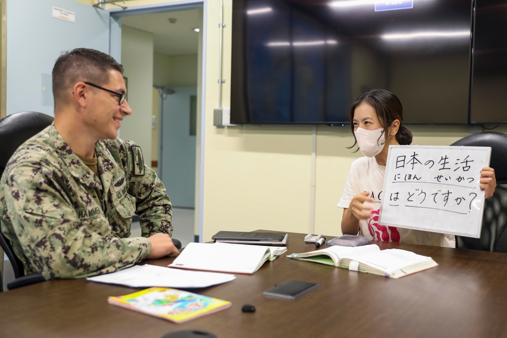 Submarine Group 7 Sailors Hone Japanese Language Skills in Yokosuka