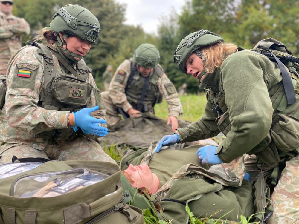 Lithuanian Military Medical Service welcomes US medical professionals to share critical knowledge