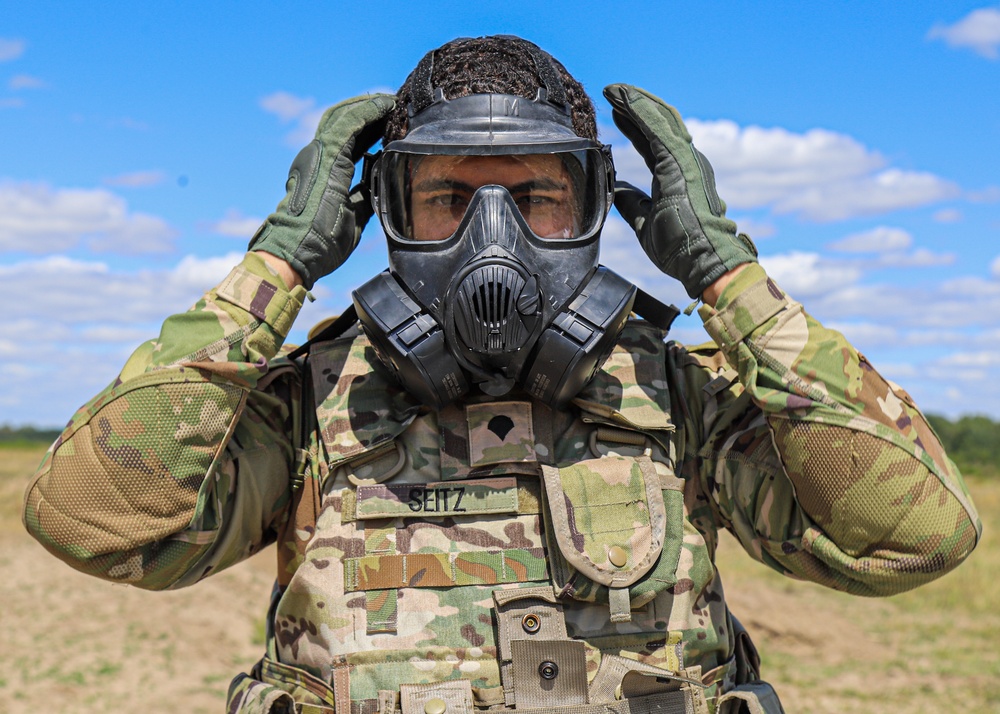 V Corps M17 CBRN weapons qualification