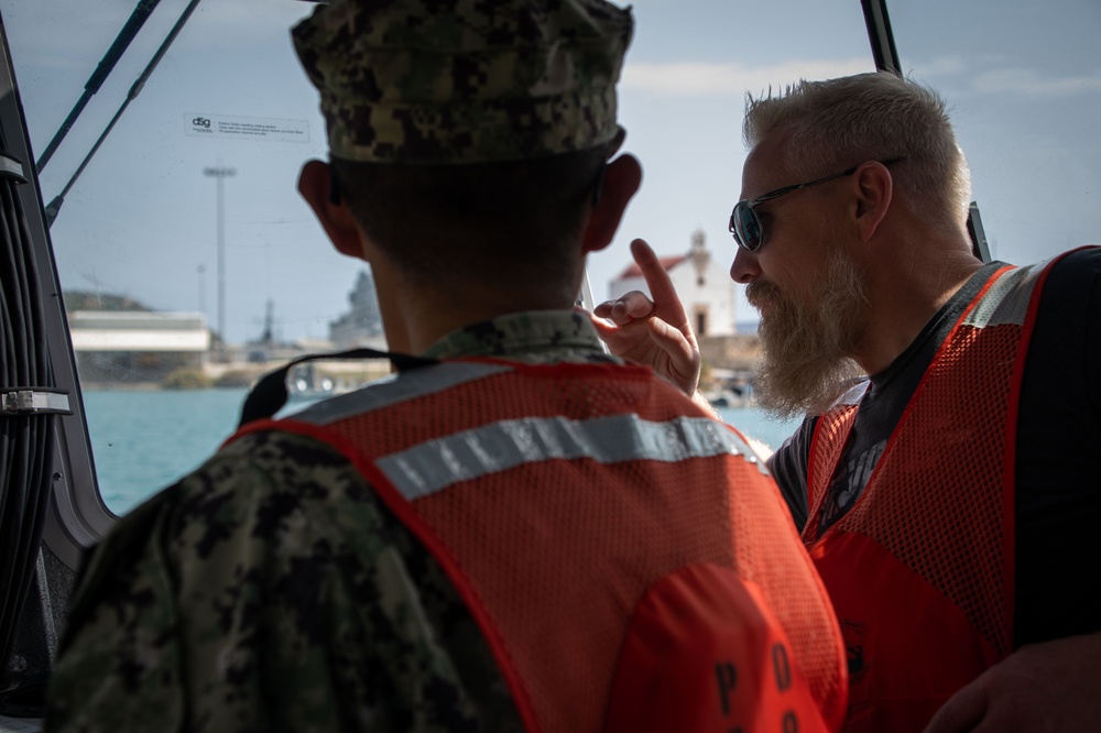 Barrier Boat Training in NSA Souda Bay