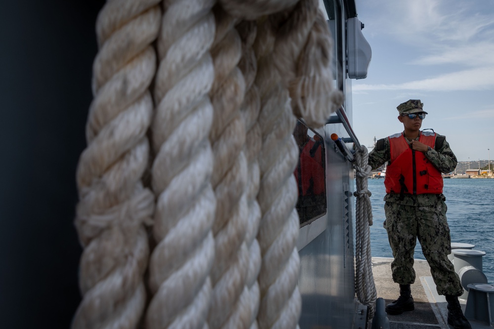 Barrier Boat Training in NSA Souda Bay