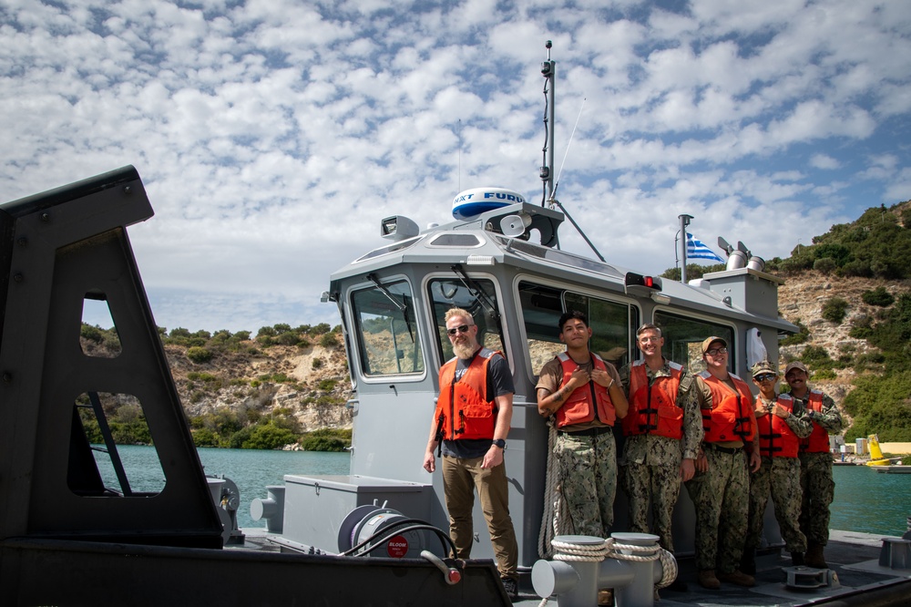 Barrier Boat Training in NSA Souda Bay